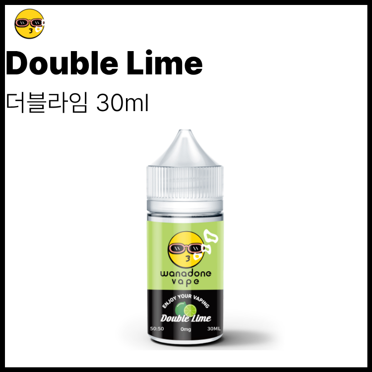 워나던베이프 무니코틴 더블라임 액상 30ml