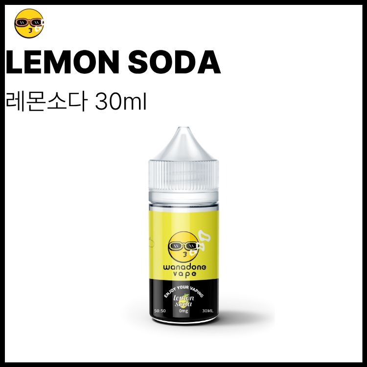 워나던베이프 무니코틴 액상 레몬소다 30ml