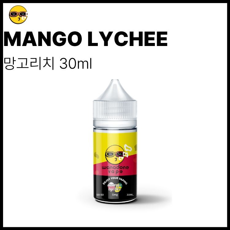 워나던베이프 무니코틴 액상 망고리치 30ml