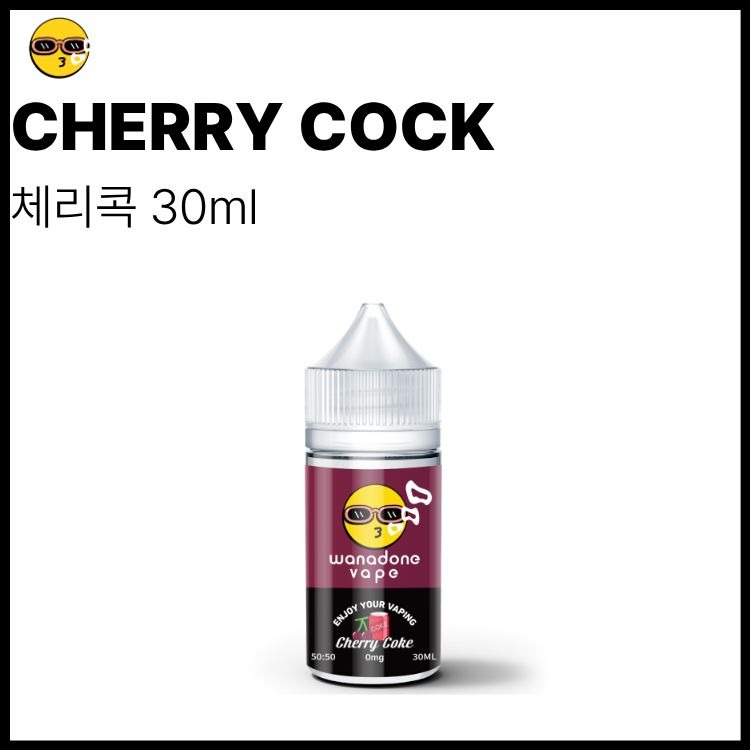 워나던베이프 무니코틴 액상 체리콕 30ml
